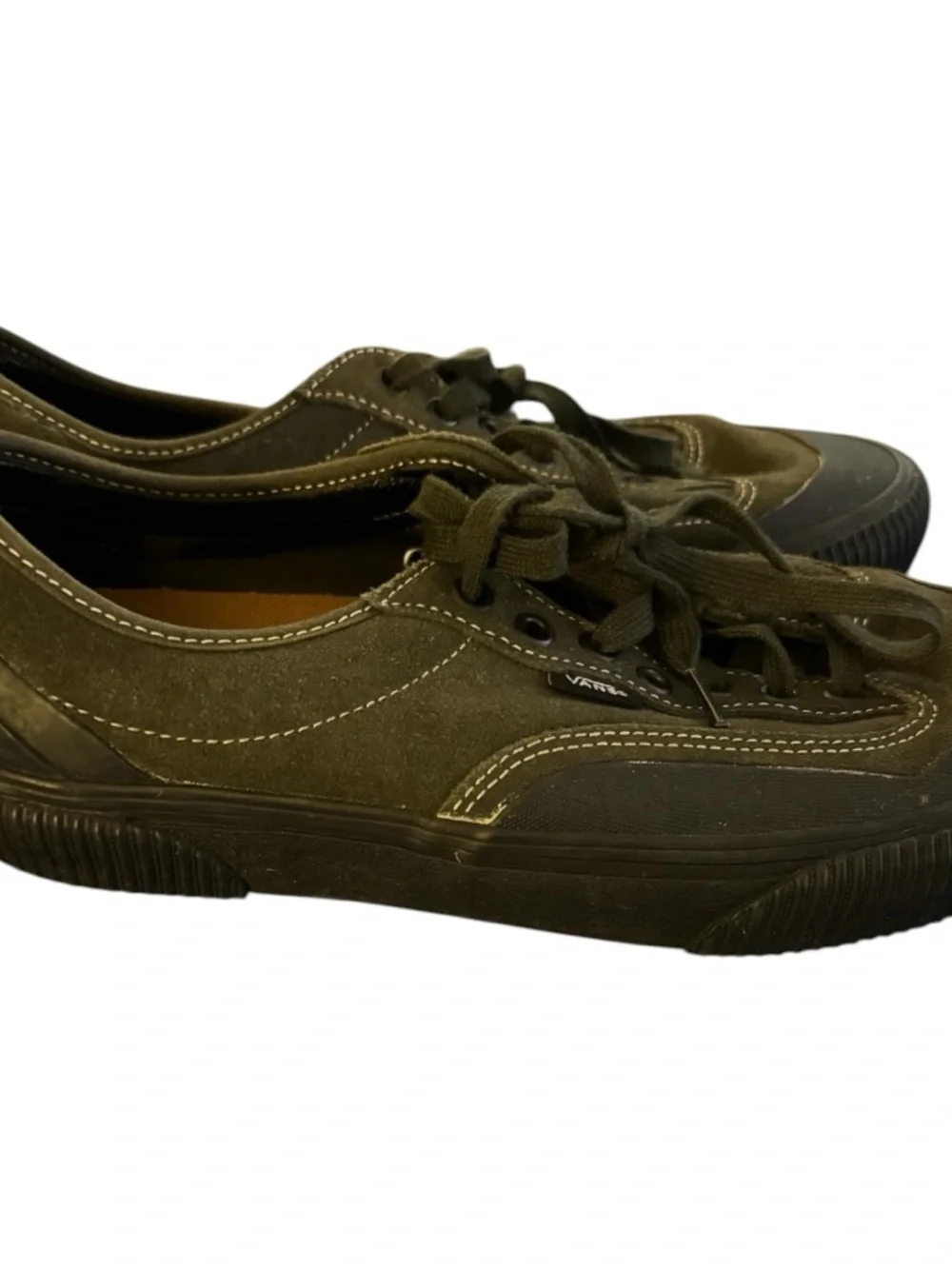 Converse Men's Olive Green Low-Top Lace-Up Sneakers - Picture 3 of 9